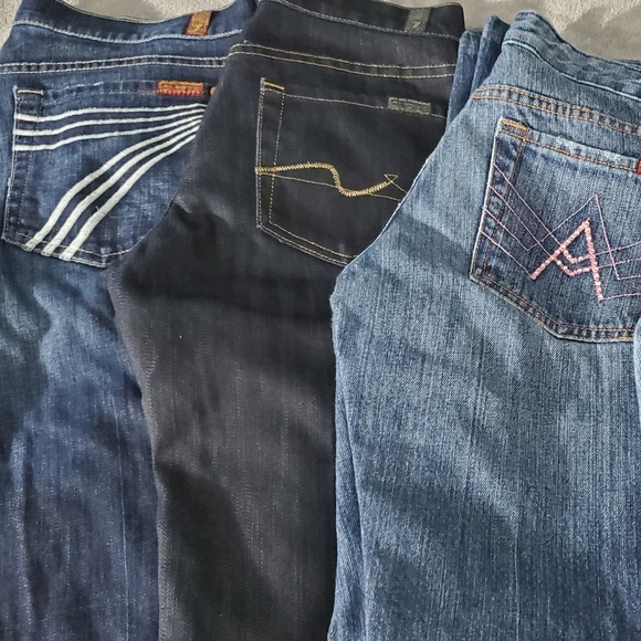 NEW FOLLOW GAME. READ ABOUT MY CLOSET JEANS SZ 0-18. SHOES. JEANS - Picture 8 of 9